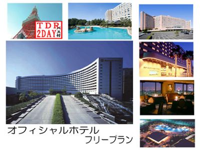 2dayパスポート付 東京ディズニーリゾート R オフィシャルホテルフリープラン 伊丹 関西国際空港発 2日間