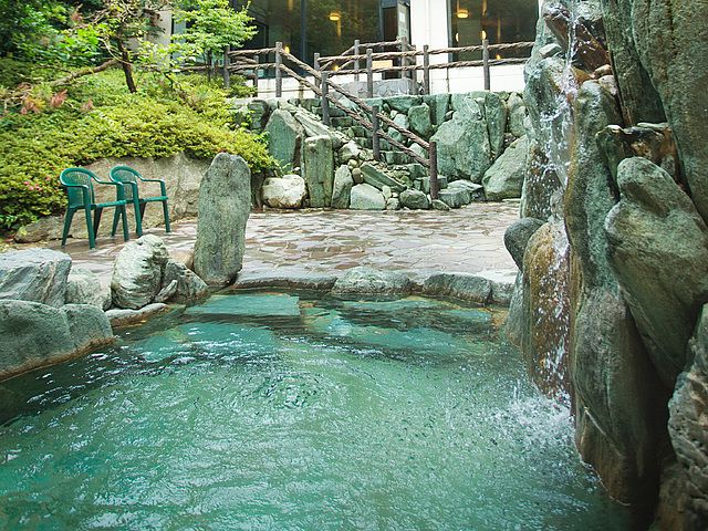 祖谷渓温泉 ホテル秘境の湯 露天風呂
