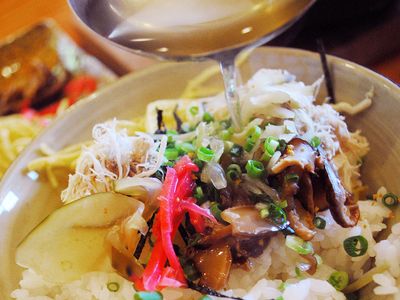 奄美大島グルメ（鶏飯）