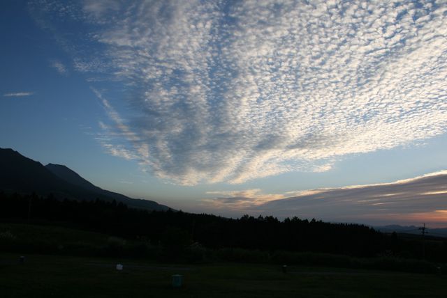 久住高原コテージ 夜明け