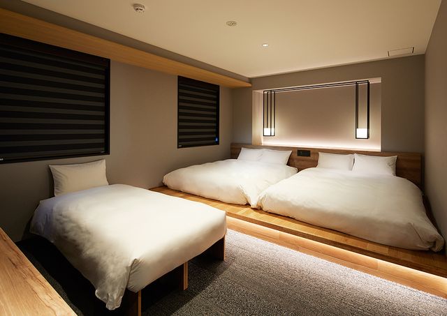 ホテルアンドルームス新大阪 デラックスルーム３５㎡（2-5名1室）ダブルベット2台とソファーベット1台利用