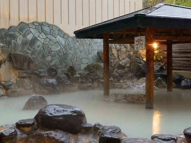 露天風呂の画像