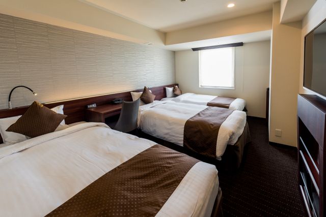 ホテル京阪札幌 カジュアルトリプル　18㎡　ベッド幅105㎝