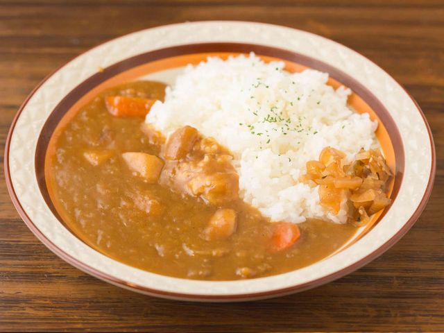 朝食例：カレーライスの画像