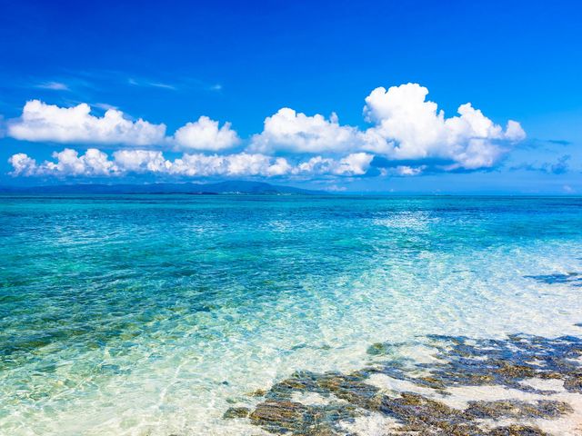 美しい海を船からイメージ