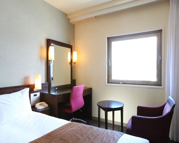 ホテル法華クラブ函館 シングルルーム　18㎡　ベッド幅140㎝