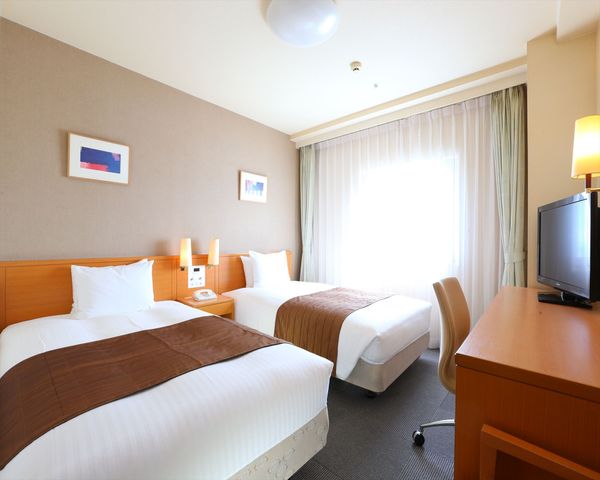 ホテル法華クラブ函館 ツインルーム　20㎡　ベッド幅120㎝