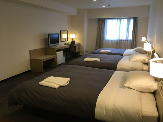 ■札幌オリエンタルホテル■ トリプルルーム　33㎡　ベッド幅140㎝