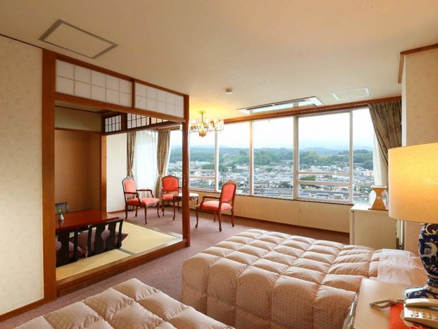 日田温泉　亀山亭ホテル 特別室701　和洋室8畳＋3畳＋ツイン