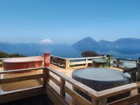 羊蹄山も望める空中露天風呂の画像