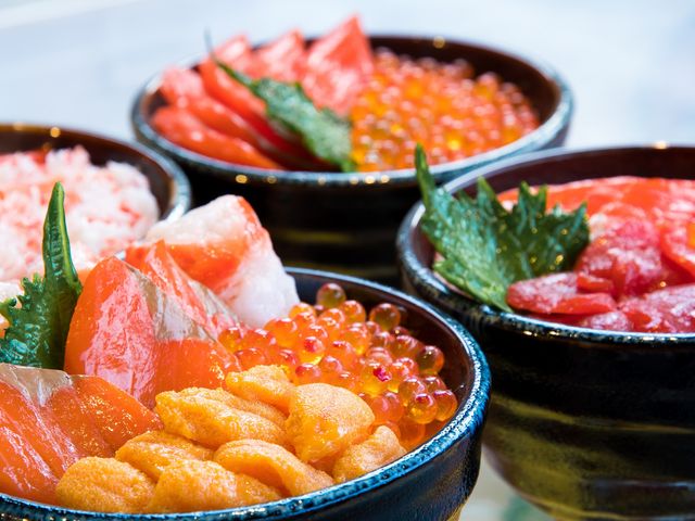 選べる3種の海鮮丼イメージ