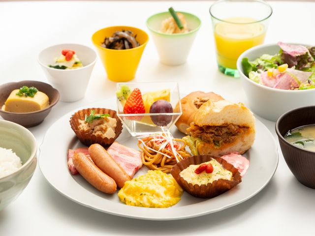 グリッズプレミアムホテル大阪なんば 朝食一例