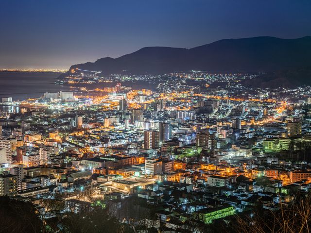 小樽の街と海を眺める「旭展望台」イメージ