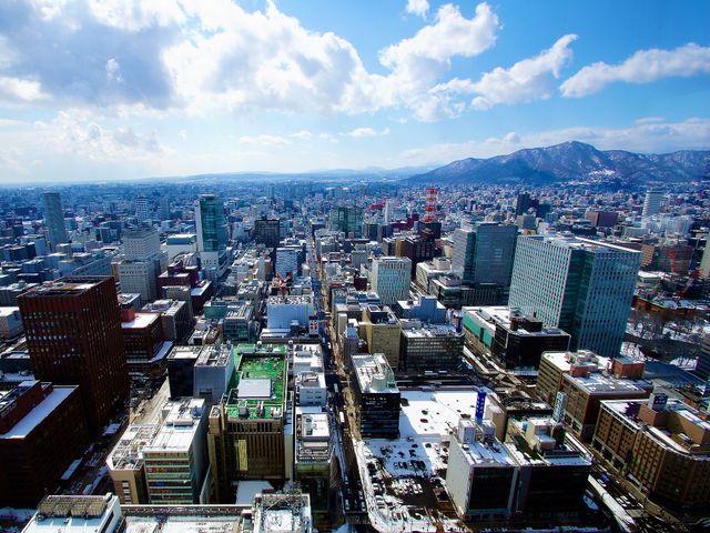 札幌市街地から一番近いスキー場イメージ