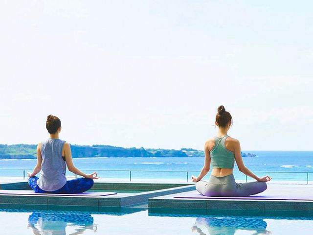 ヨガor太極拳で朝活イメージ