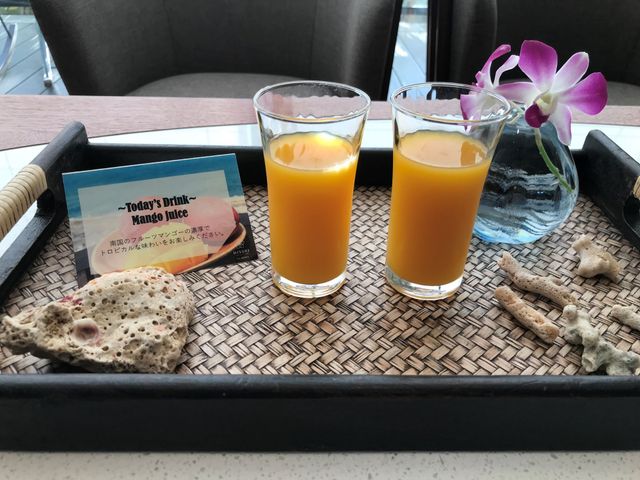 チェックイン時にウェルカムドリンクイメージ