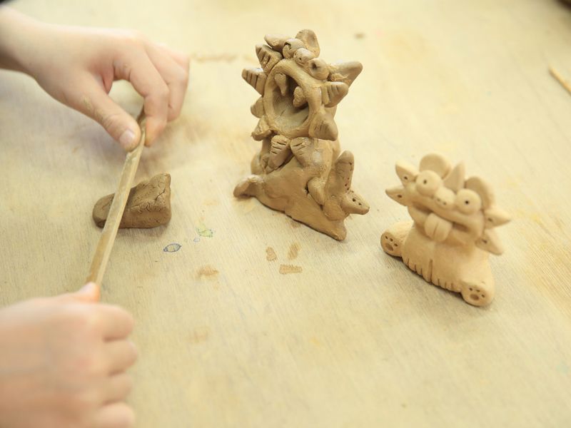 シーサー作りイメージ