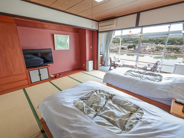 日田温泉　亀山亭ホテル モデレート和室　10畳ツインベッド和室（セミダブル）
