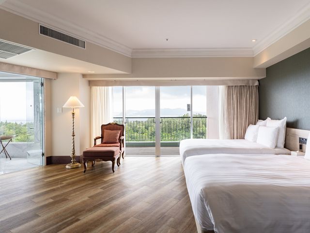オリエンタルホテル沖縄リゾート＆スパ パノラマオーシャンスイート・ベッド