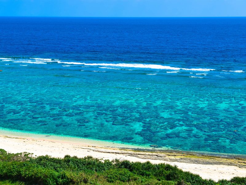 吉野海岸の穏やかな海