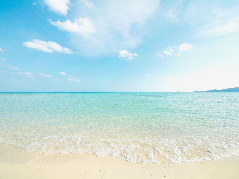 久米島・イーフビーチの遠浅