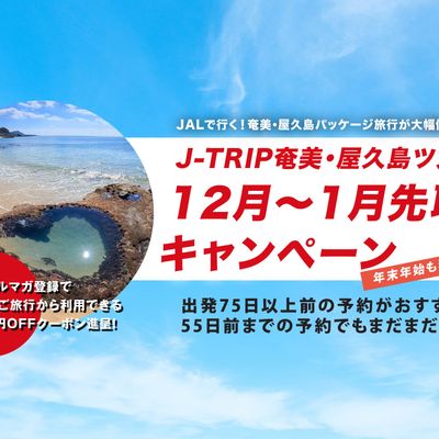 奄美・屋久島旅行 12月~1月先取りキャンペーンイメージ