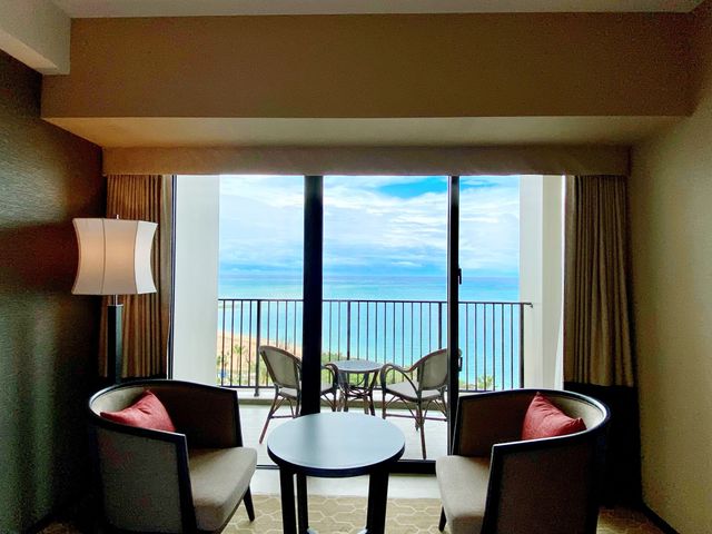 琉球ホテル＆リゾート 名城ビーチ ツインルームからの眺望
