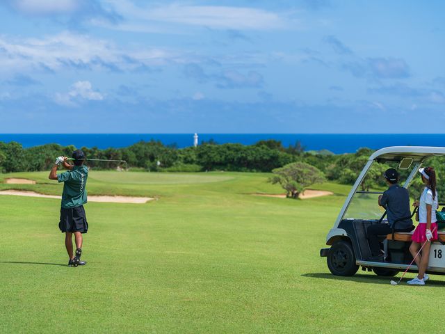 フェアウェイのカート乗り入れ可能イメージ