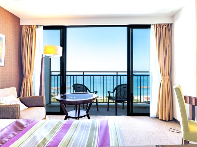 サザンビーチホテル＆リゾート沖縄 プレミアムクラブオーシャンレギュラー・客室からの眺め