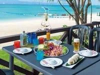 海辺のバーベキューがうれしい!の画像