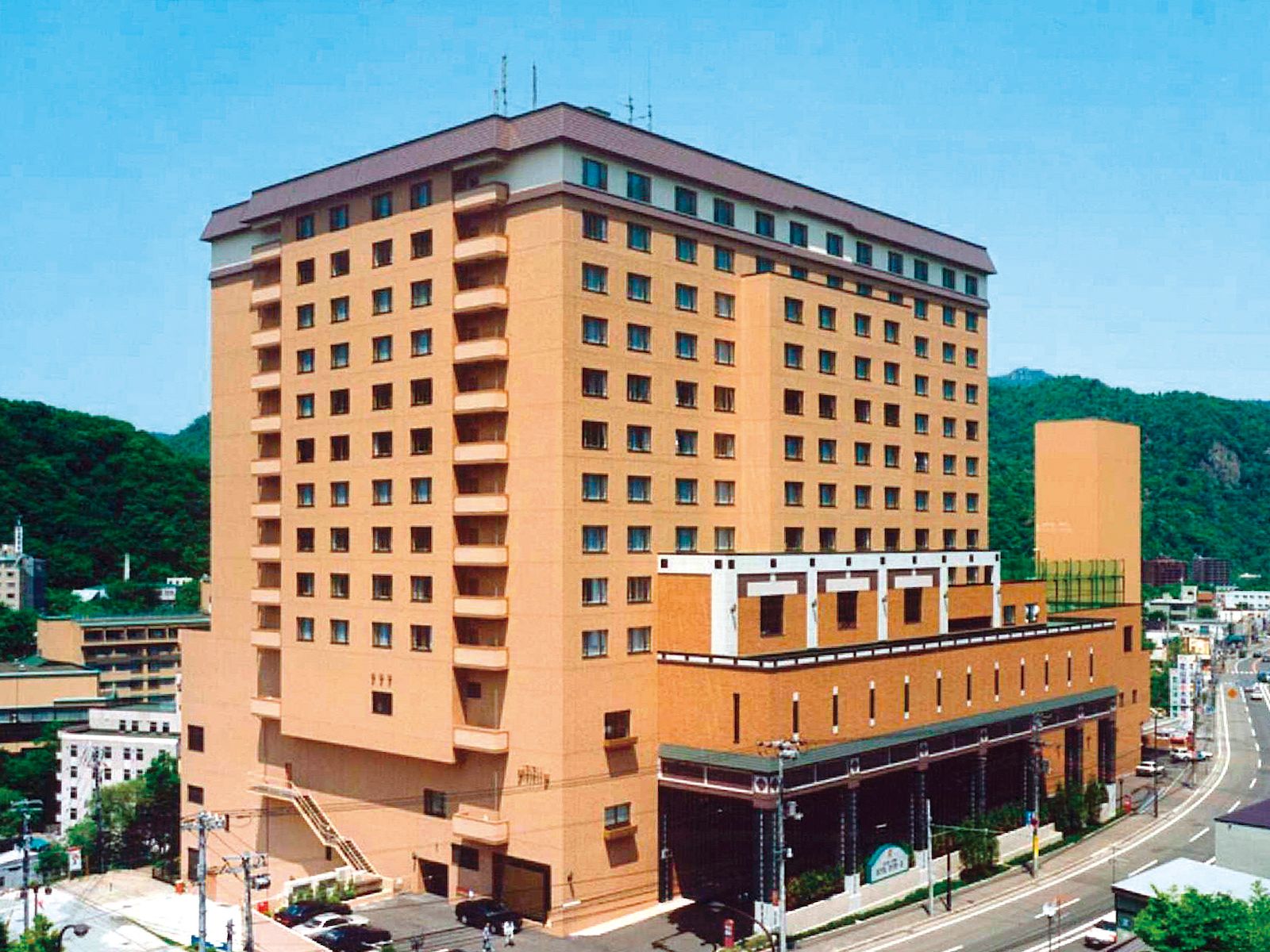 定山渓万世閣ホテルミリオーネの外観