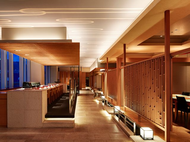 シェラトングランドホテル広島 日本食「雅庭」内観