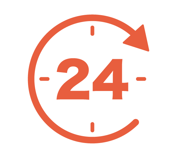 24時間予約のアイコン