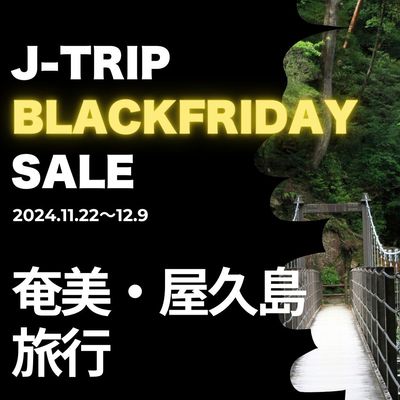 ブラックフライデーセール2024 奄美・屋久島旅行イメージ