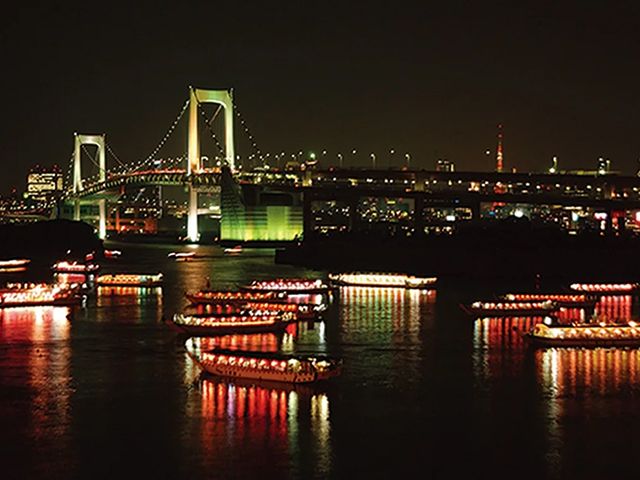 屋形船 夜景観賞