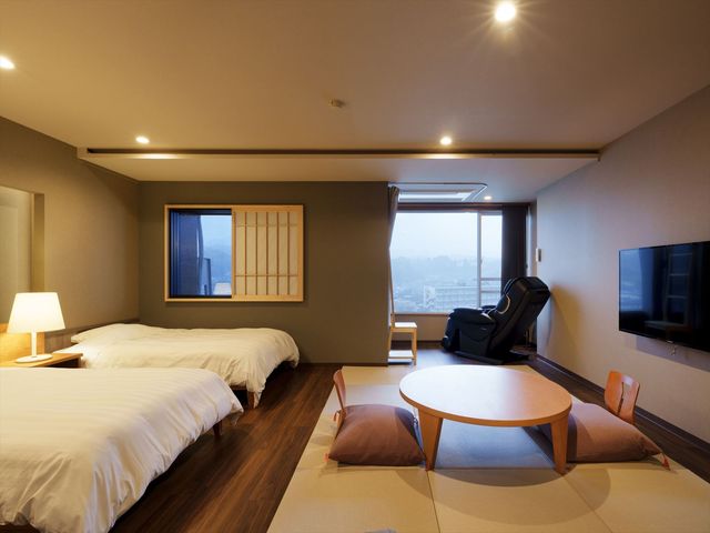 【川側】展望風呂付＜かけ流し温泉＞プレミアム和洋室 702の画像