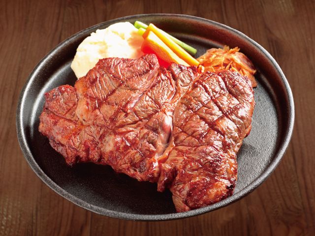 150gロースステーキセット付きイメージ