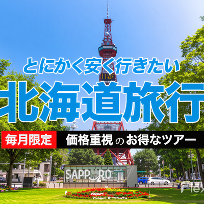 【JALで行く】北海道格安ツアー｜最安フライト＆値下げホテルを厳選イメージ