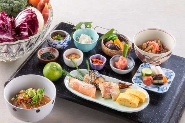 別府温泉　灯りの宿　燈月 朝食例