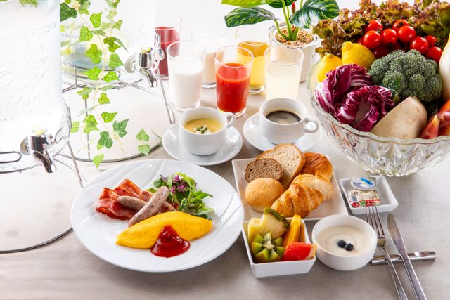 別府温泉　灯りの宿　燈月 朝食例