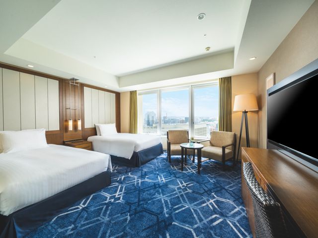 リーガロイヤルグラン沖縄 【2024年改装客室】プレミアフロア　プレミアシティビューツイン35㎡ 一例