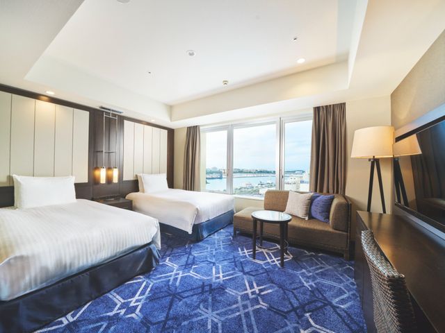 リーガロイヤルグラン沖縄 【2024年改装客室】スタンダードフロア　ベイサイドツイン35㎡ 一例