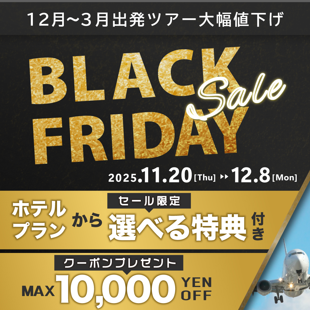 ブラックフライデーセール国内旅行2025 東京発｜【公式】ジェイ