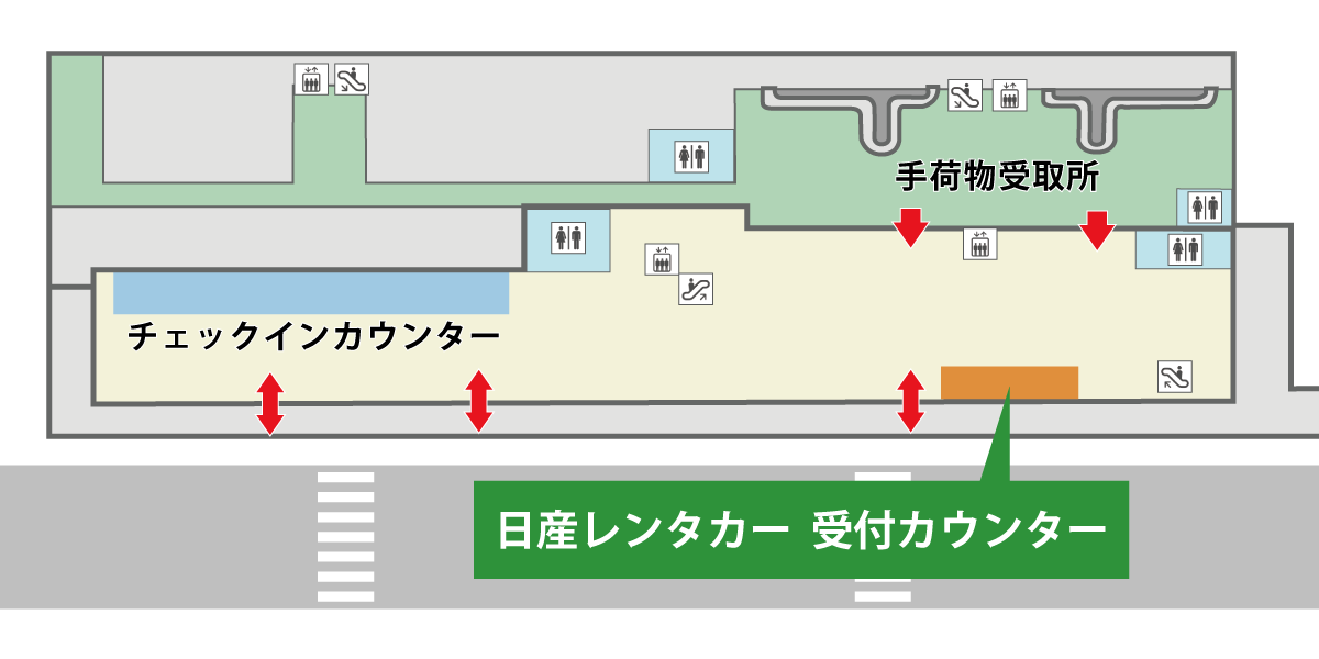駅レンタカー北海道の函館空港レンタカー貸出場所