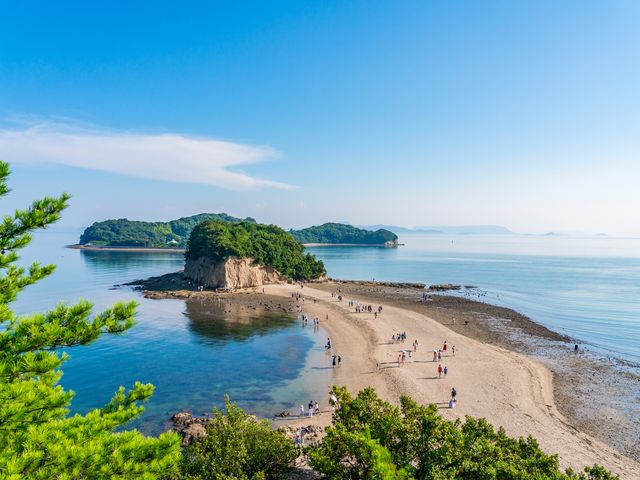 エンジェルロード｜干潮時に現れる神秘の道イメージ