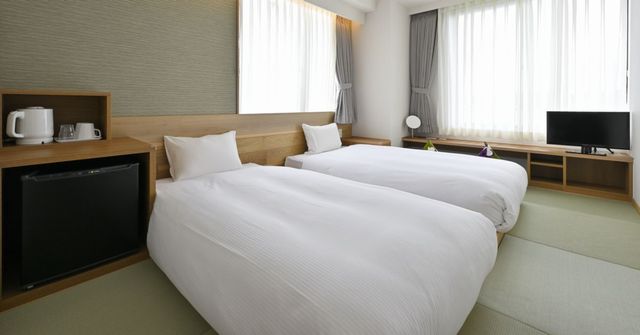 松江しんじ湖温泉　松江ニューアーバンホテル 本館リニューアル和室ベッド　6畳