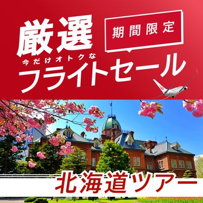 厳選フライトセール 北海道旅行イメージ