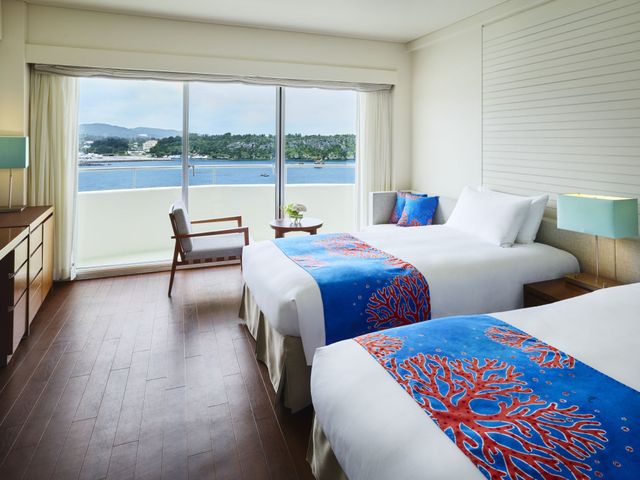 ANAインターコンチネンタル万座ビーチリゾート クラシックツインコーラルフロアビーチビュー