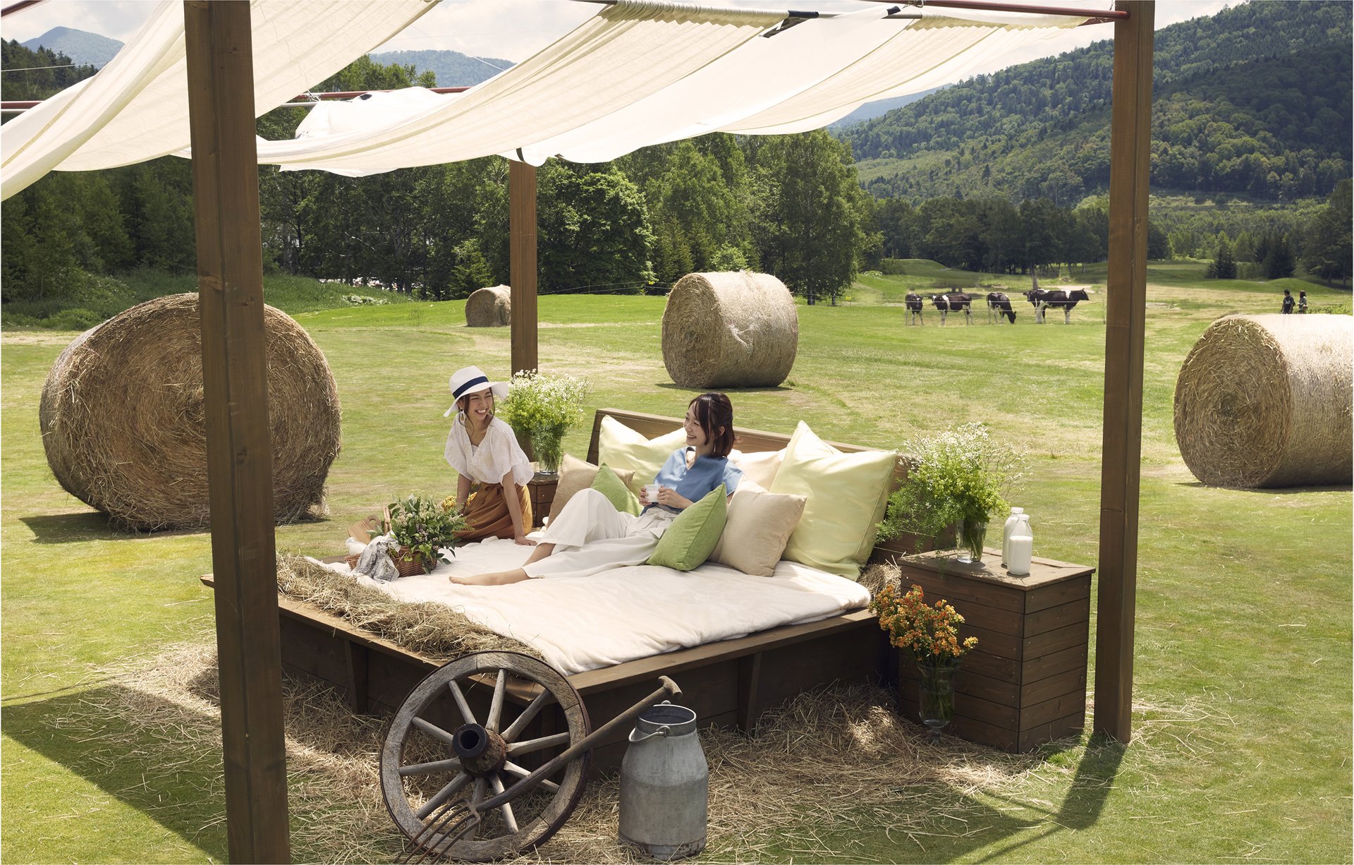 牧草ベッドステーション