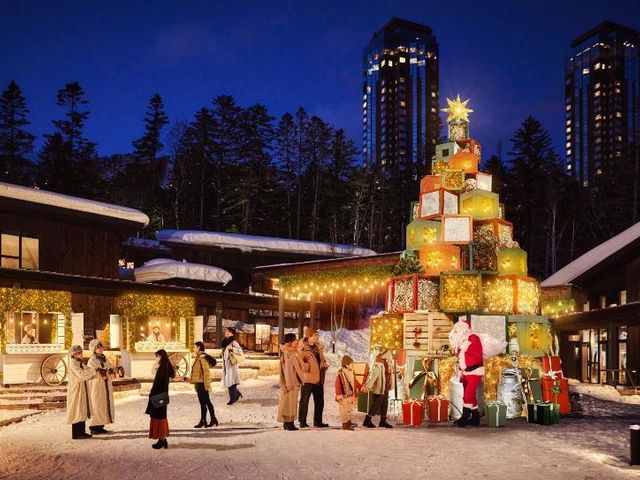 12月のトマムは、クリスマス一色イメージ